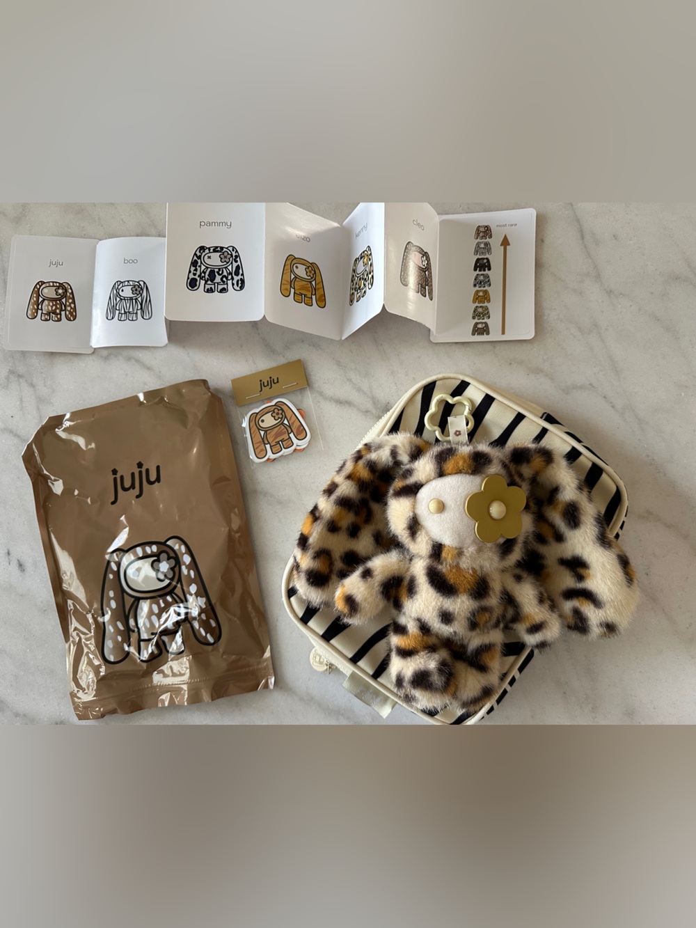CJ HENDRY—JUJU “Kenny”-Bag Charm. Animal Print - Picture 3 of 4